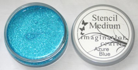 Azure Blue - Sparkle Clear Gel