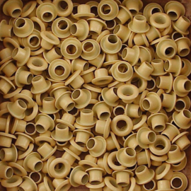 Lindegroen/Geel - Eyelets 25 pcs