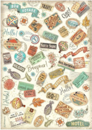 Art of Travelling - Labels - Rijstpapier