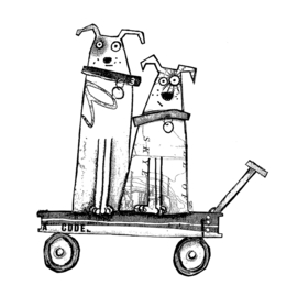 Waiting for Their Next Adventure - Unmounted Rubber Stamps