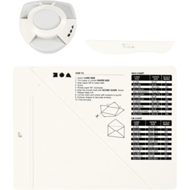 Enveloppenmaker / Vouwbord + Hoek pons