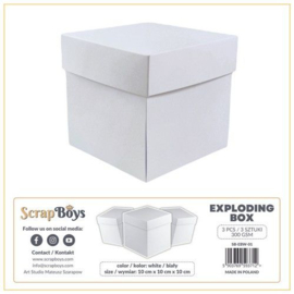 Exploding Box - White