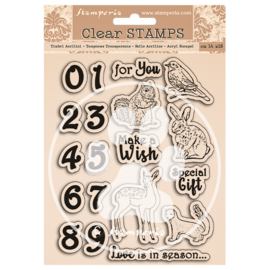 Clear Stamp,  Cozy Winter - Numbers & Animals  -  #PRE-ORDER#