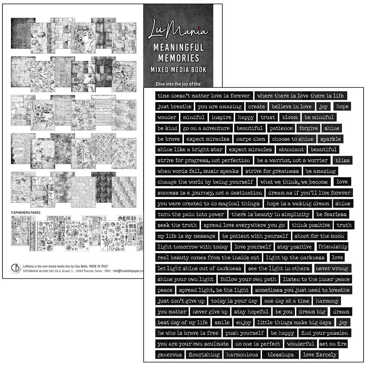 Mixed Media book Meaningful Memories Maxi
