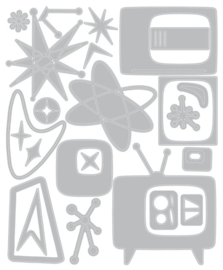 Thinlit - Tim Holtz Atomic Retro