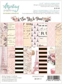 See You In Paris - Add-On Paper Pack