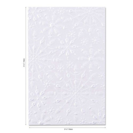Jeweled Snowflakes - 3D Texture Impression Embossing Folder