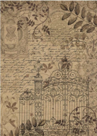 Old Lace Gate - Rijstpapier