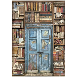 Vintage Library The Door - Rijstpapier