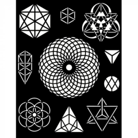 Thick Stencil, Cosmos Infinity - Symbols