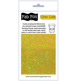 Wow! Fabulous Foil Glitter Gold