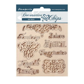 Magic Forest Decorative Chips - Writing And Plates