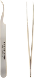 Curved Fine-Tip Tweezers