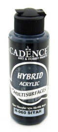 Black - Hybrid Acrylic Paint (semi matt)