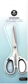 Scissors Soft Grip/Pointed Tip/Non Stick - White
