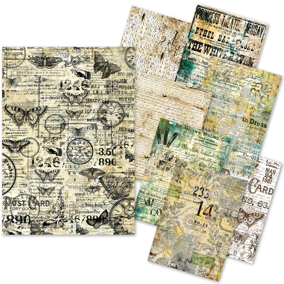 Craftmix Time Capsule Mixed Paper Pack