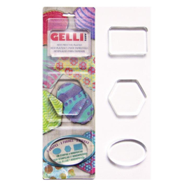 Gel Printing Plate set - 3 pcs