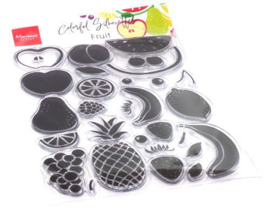 Colorfull Silhouettes - Fruit - Clearstamp