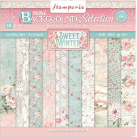 Sweet Winter Paperpad Background-  #PRE-ORDER#