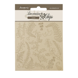 Woodland - Branches with Leaves - Decorative Chips