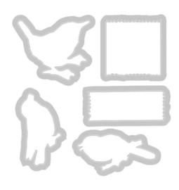Framelits Die w/Stamps - Bird Song
