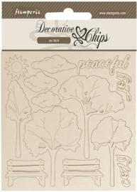 Silent Sea Village Garden - Decorative Chips
