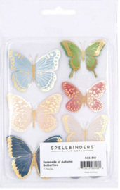 Dimensional Autumn Butterfly Stickers