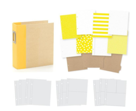 Simple Stories Sn@p! Designer Binder - Yellow