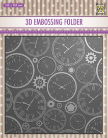 Time - 3D Embossing Folder