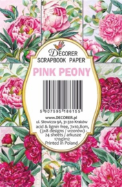 Decorer mini Paper Pack - Pink Peony