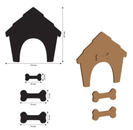 Furry Friends - Doghouse and Bones