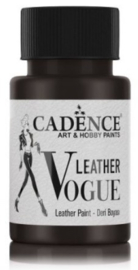 Vogue Leer Verf Metallic - Black