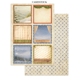 Silent Night - Junk Journal Stickers, Backgrounds, Cut-Outs