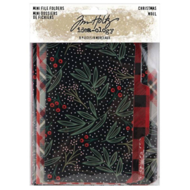 Tim Holtz Christmas - Mini File Folders