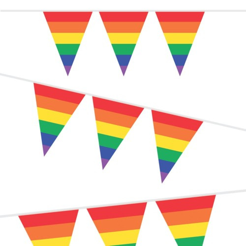 Vlaggenlijn regenboog