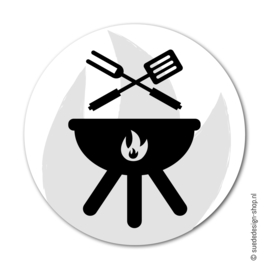 Sticker | Barbecue | 30 stuks
