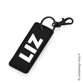 Sleutel/tas hanger | met naam (en telefoonnummer)