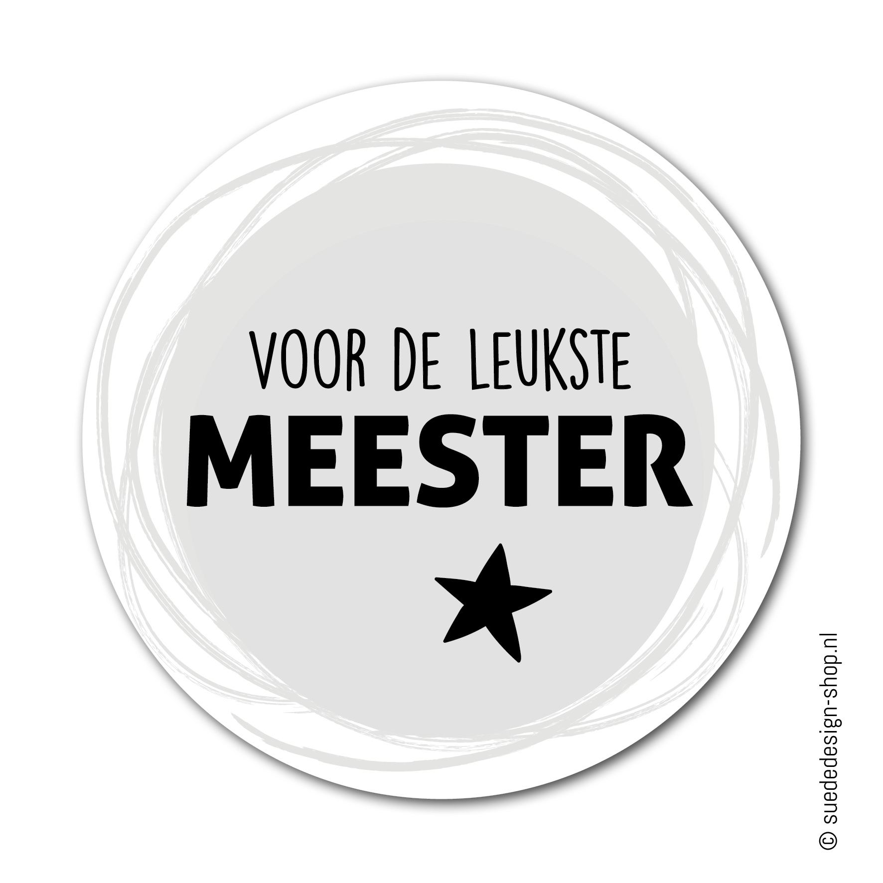 Stickers | Voor de leukste Meester | 2 stuks
