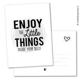 Kaart | Enjoy the little things inside your belly