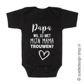 Romper | Papa, wil jij met mijn mama trouwen?