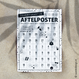 Aftelposter | Zomervakantie 2025