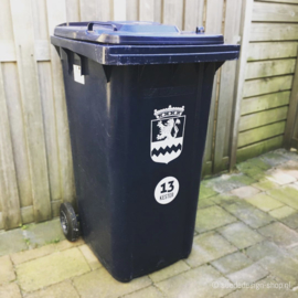 Kliko sticker | Huisnummer + Naam