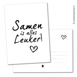 Kaart | Samen is alles leuker!