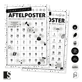 Aftelposter | Zomervakantie 2025 | PRINTABLE!