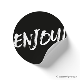 Sticker | Enjoy! |  6 stuks