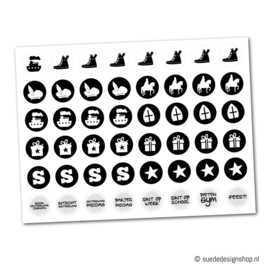 Stickertjes | Sinterklaas |  48 stuks