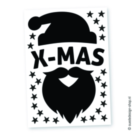 Raamsticker 'Santa'