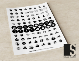 Stickers planner demammavan (88 stuks)