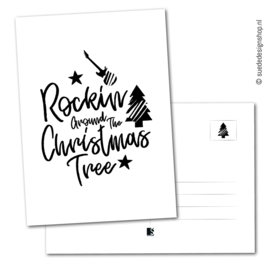 Kerstkaart | Rockin' around