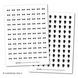 Losse stickervellen | Familie Weekplanner | Diverse thema's